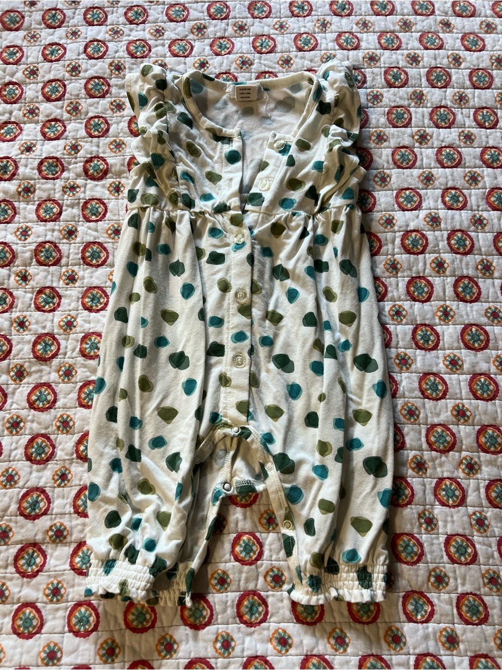 Peek Bamboo Baby Romper size 3-6 months